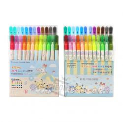 Pokémon 24-Color Washable Felt-tip Pens, Random