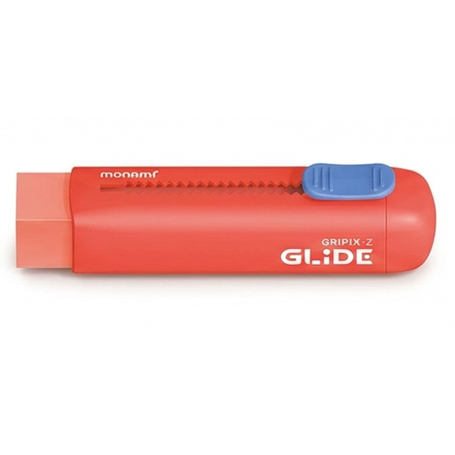 Monami Grefix Z Eraser Glide_Red ,Sets of 20 pcs