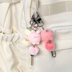 Random Fluffy Mini Monster Keyring