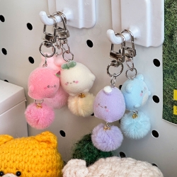 Random Fluffy Mini Monster Keyring