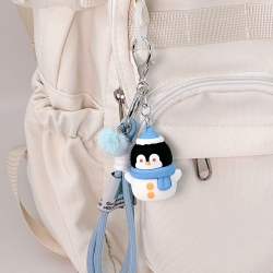 Animal Snowman Keyring, Random