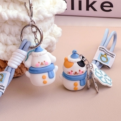 Animal Snowman Keyring, Random