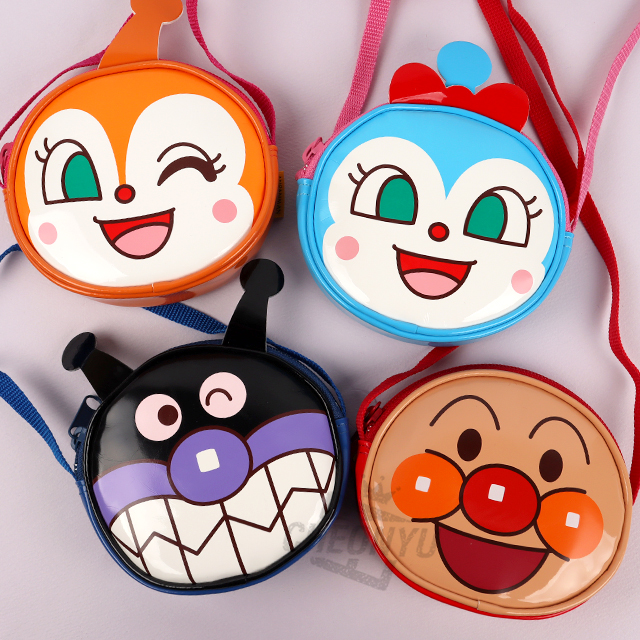 Anpanman Enamel Face Crossbody Bag