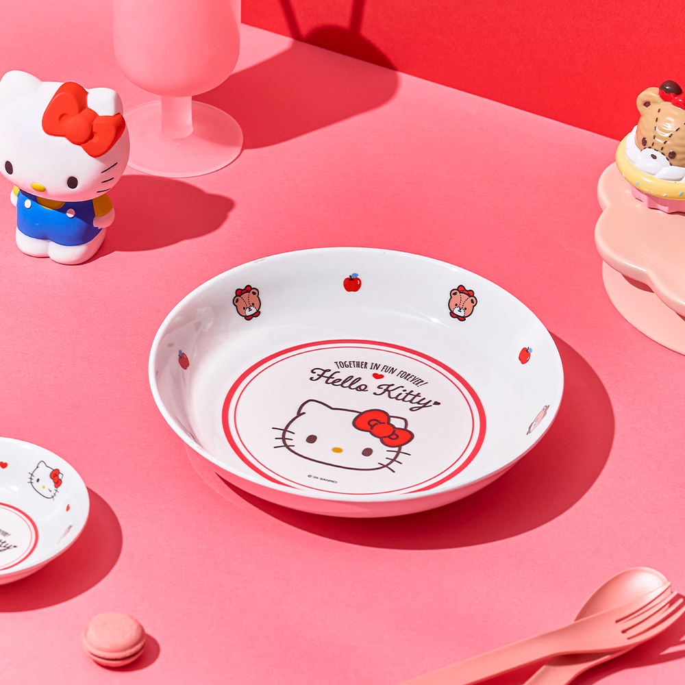 헬로키티 원형 플레이트