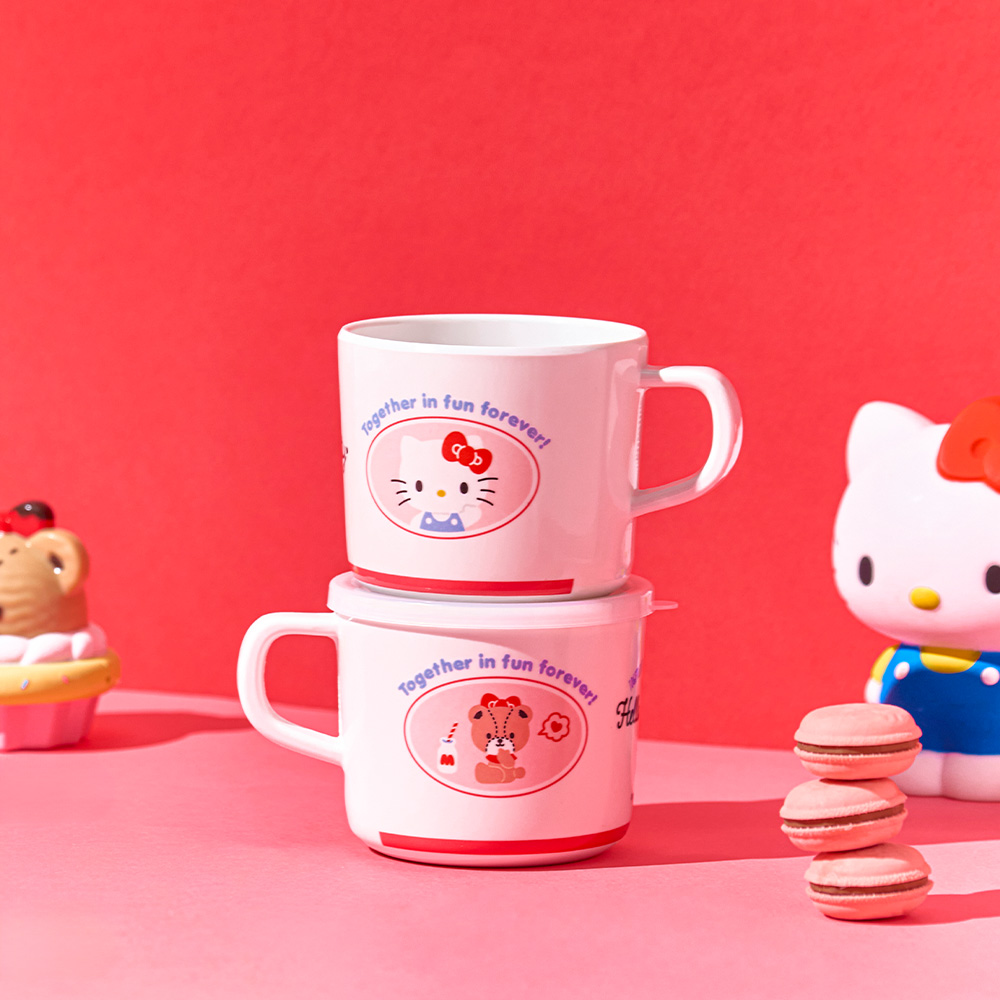 헬로키티 납작컵 1P