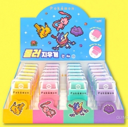 Pokémon Roller Eraser, 24PCS
