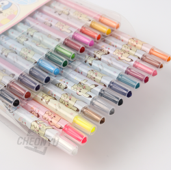 Pokémon 24-Color Slider Colored Pencils, Random