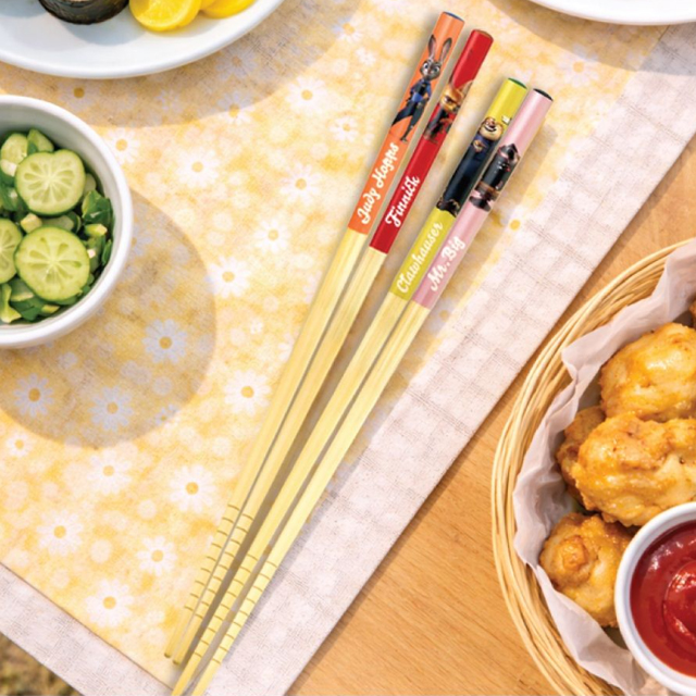 Zootopia Wooden Chopsticks 21cm (8 Pairs Set)