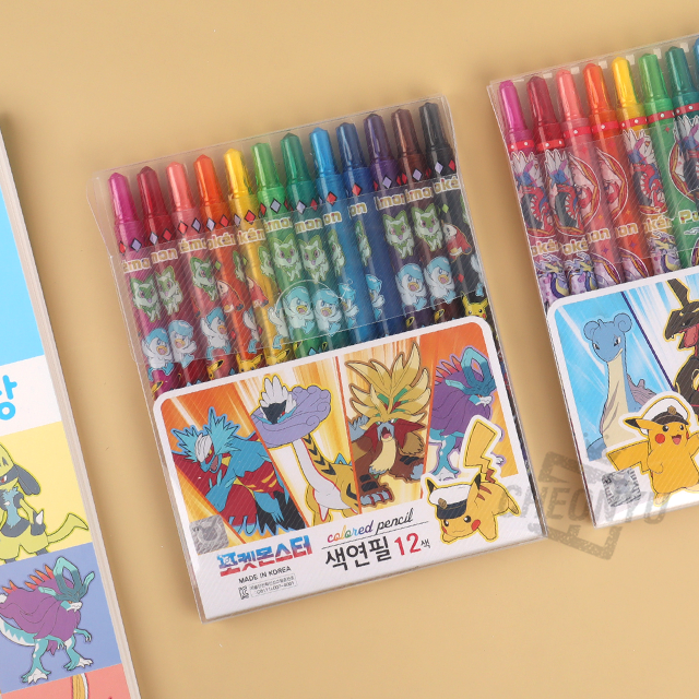 포켓몬스터 12색 색연필 (랜덤발송)