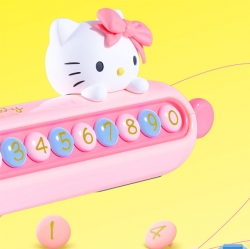 Hello Kitty Colorful Parking Number Plate Ver.2