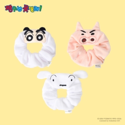 Crayon Shin-chan Panda Suit Embroidery Hair Scrunchie