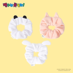 Crayon Shin-chan Panda Suit Embroidery Hair Scrunchie