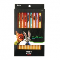 Zootopia Wooden Chopsticks 21cm (8 Pairs Set)