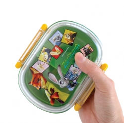 Zootopia Dome-shaped 1-Tier Round Lunch Box 360ml
