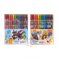 Pokémon 12-Color Colored Pencils, Random