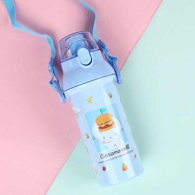Cinnamoroll Anchor One-Touch Shoulder Strap Water Bottle