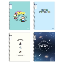 Slim School Notices Notebook Blue, 10 Pack 