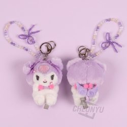Sanrio Ribbon-core Plush Keychain 10cm