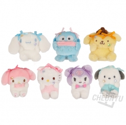Sanrio Ribbon-core Plush Keychain 10cm