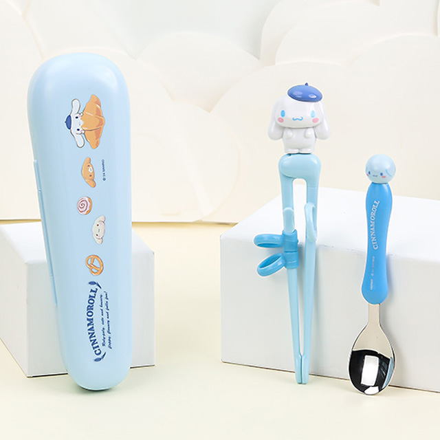 Cinnamoroll Max Chopsticks & Spoon 3P Case Set
