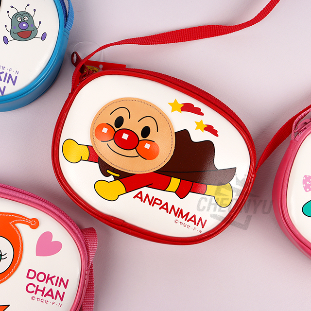 Anpanman Puffy Face Crossbody Bag