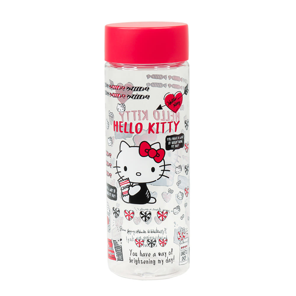 Hello Kitty 3D Face Clear Bottle 500ml