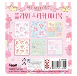 My Melody Flower Sticker Mini Book