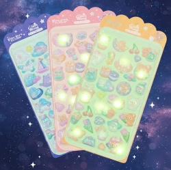 Glassmong 3D Bubble Glow-in-the-Dark Stickers