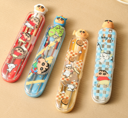 Crayon Shinchan Figure Spoon & Chopsticks Set