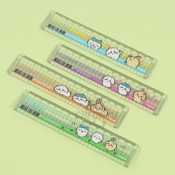 Chiikawa 15cm Grid Ruler, 40pcs