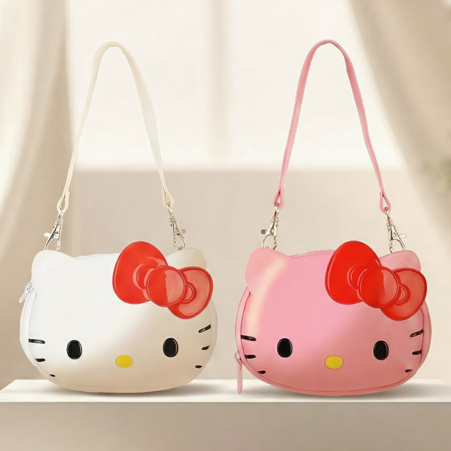 Hello Kitty Face Colorful Crossbody Bag