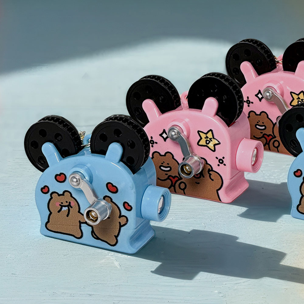 Teddy Bear Mini Projector Keyring, Random