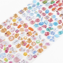 Happy Smile Water Drop Sticker (Random )