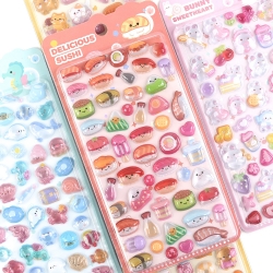 Happy Smile Water Drop Sticker (Random )