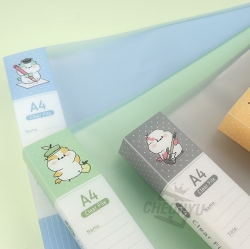 Oh!moknuni 20p Clear File, Random