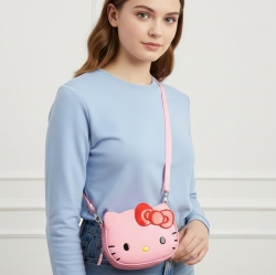 Hello Kitty Face Colorful Crossbody Bag