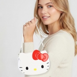 Hello Kitty Face Colorful Crossbody Bag