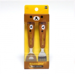 Rilakkuma Spoon Fork Set (Face)
