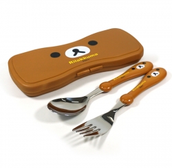 Rilakkuma New Spoon Fork Case (Face)