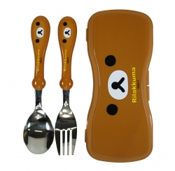 Rilakkuma New Spoon Fork Case (Face)