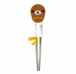Rilakkuma Stainless Steel Training Chopsticks (Face) Stage 1
