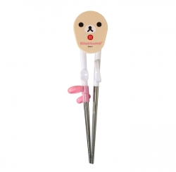 Korilakkuma Stainless Steel Training Chopsticks (Face) Stage 1