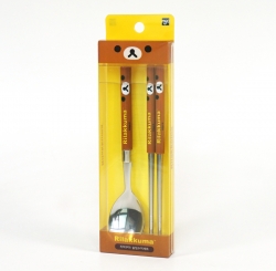 Rilakkuma Slim Cutlery Set (Face)