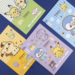 Pokémon Pokepeace School Communication Notebook, 10pcs, Random