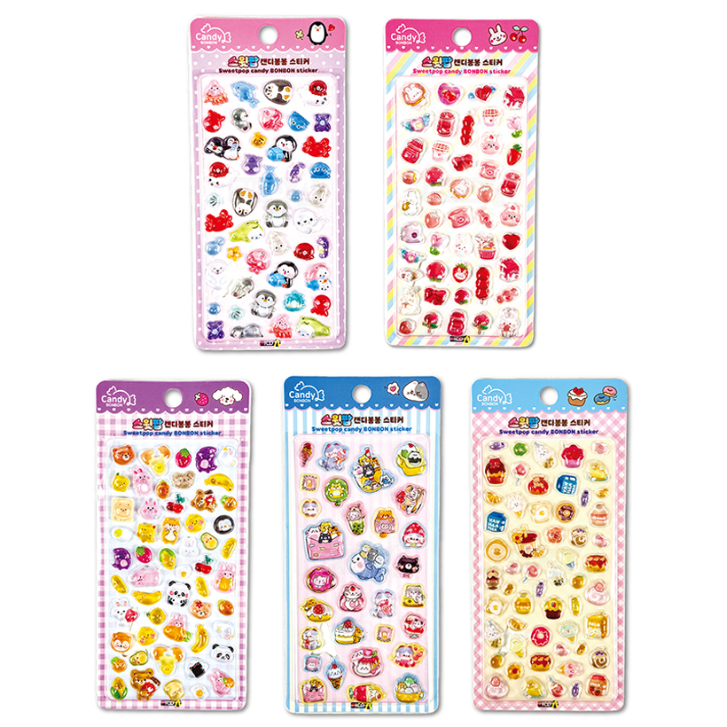 스윗팝 캔디 봉봉 스티커 (랜덤발송)