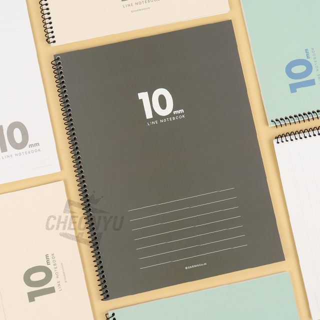 10mm Spring Notebook Simple 5ea, Random