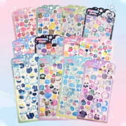 3D Bubble Puffy Stickers