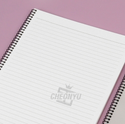 7mm Spring Notebook Simple 5ea, Random
