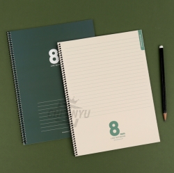 8mm Spring Notebook Simple 5ea, Random