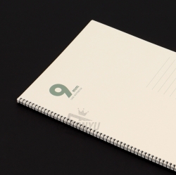 9mm Spring Notebook Simple 5ea, Random